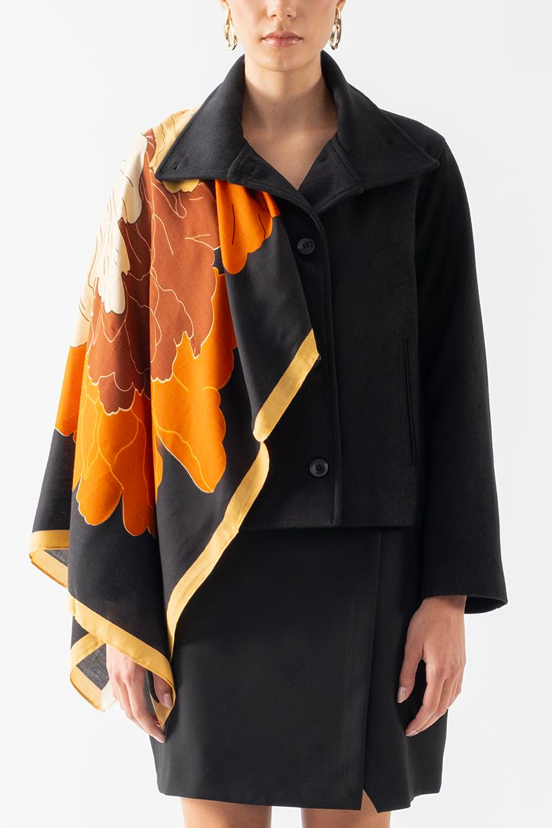 Ramenghi Desenli Şal TABA