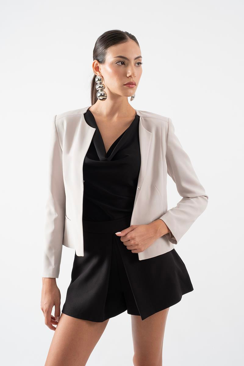 Rennison Kemersiz A Pile Şort SİYAH