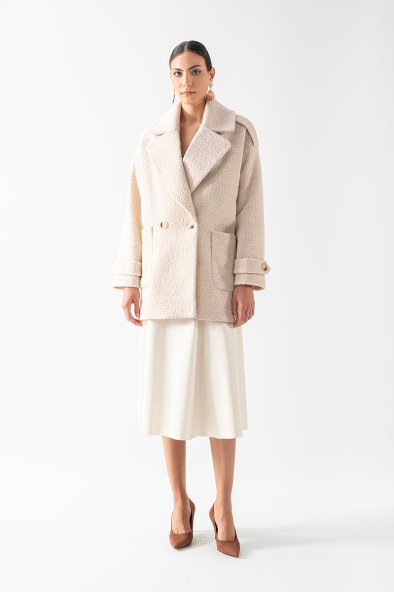 Renuccio Kruvaze Yandan Cepli Salaş Kaban BEJ