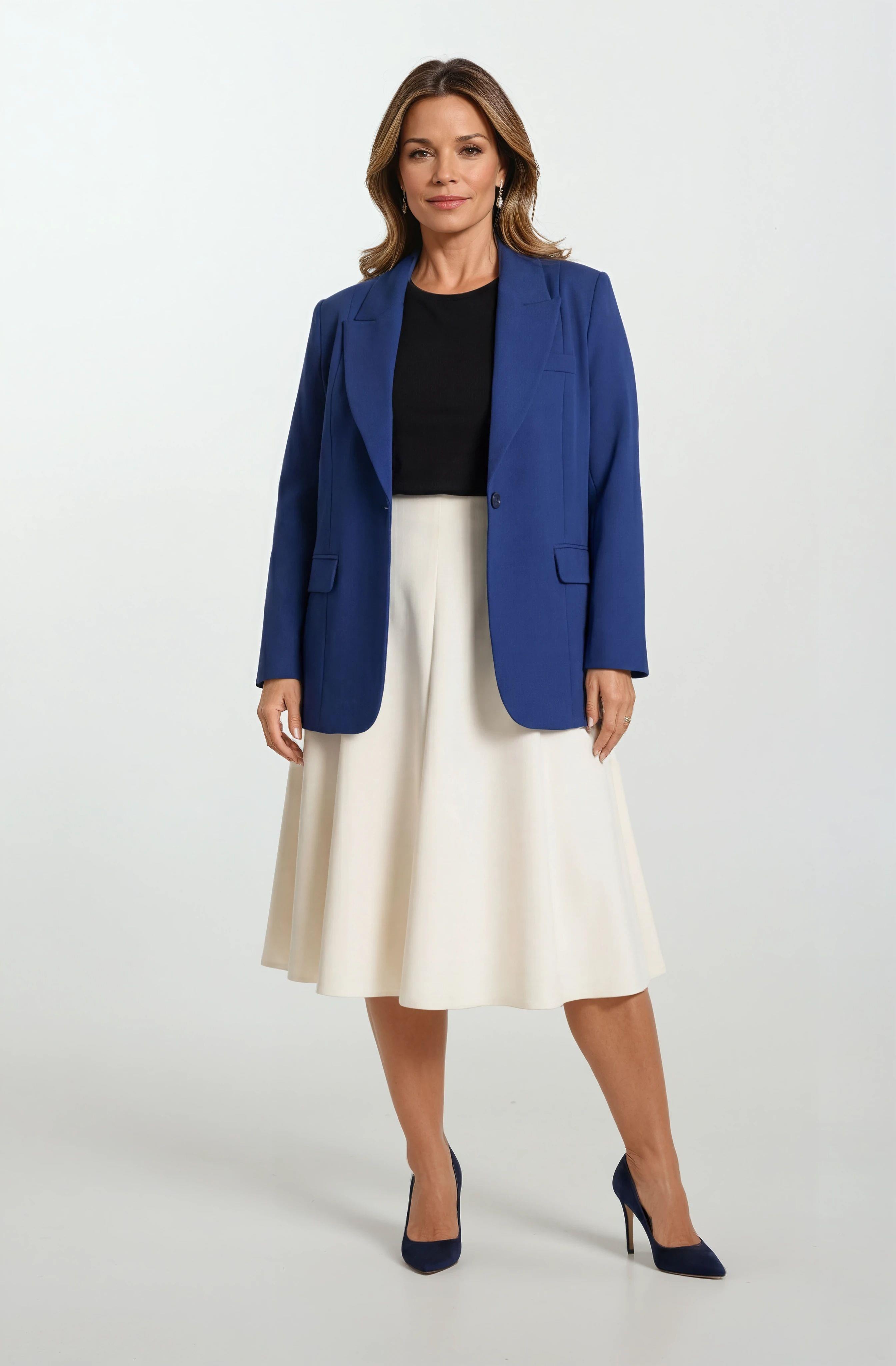 Sanfelice Klasik Yaka Tek Düğme Ceket LACİVERT