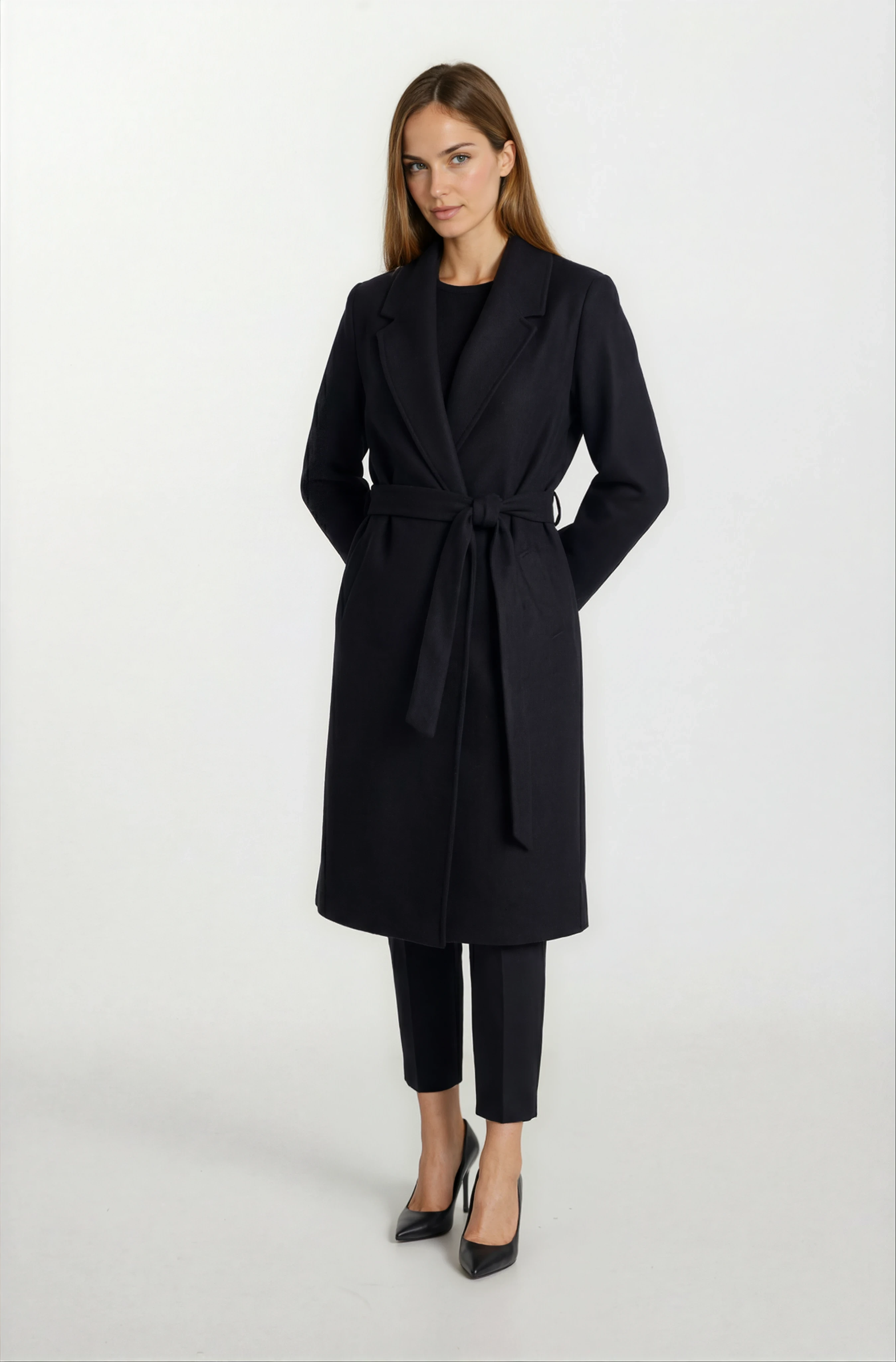 Savagovicı Kruvaze Kuşaklı Kaban SİYAH