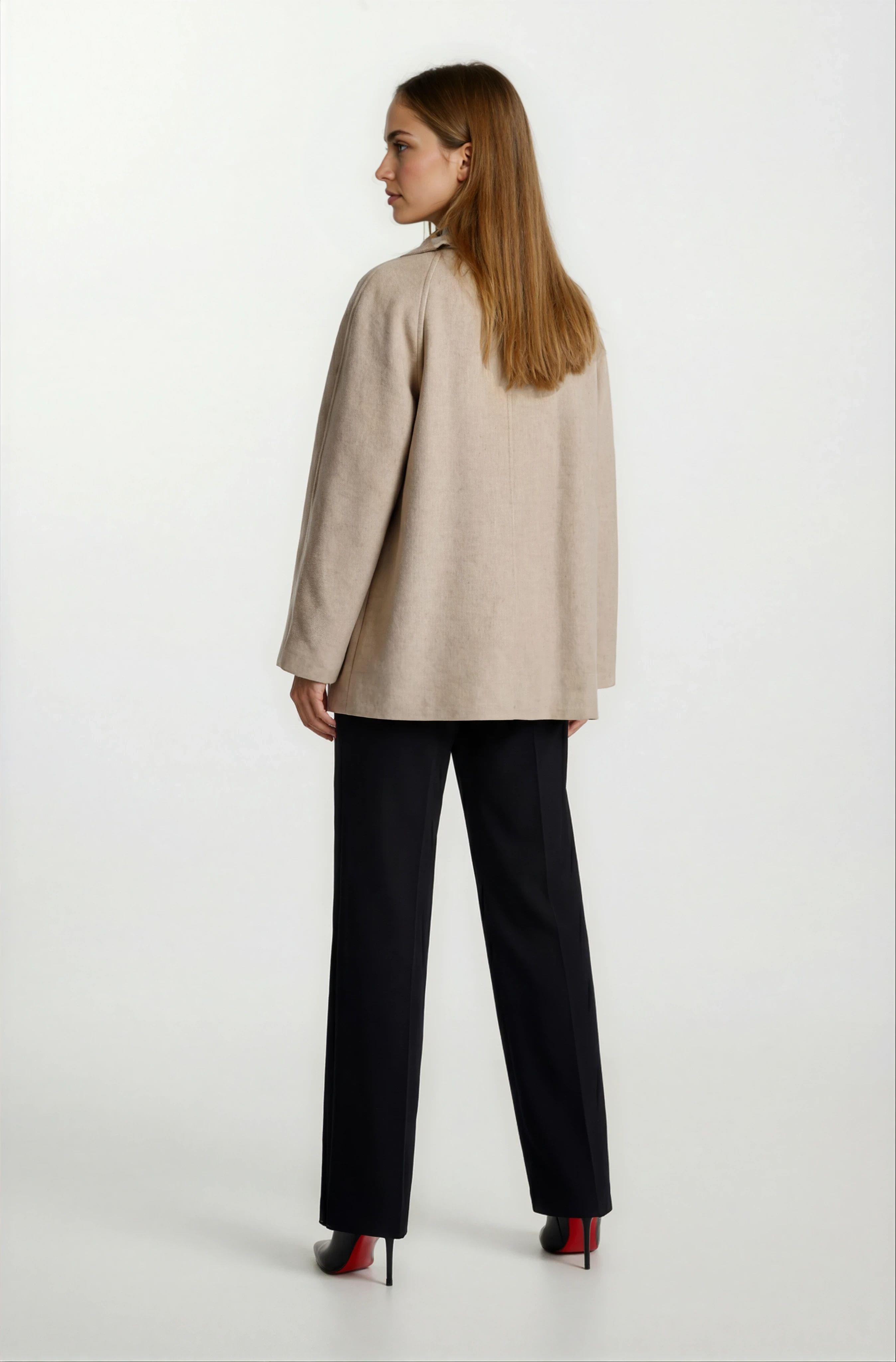 Schettino Gömlek Yaka Mont BEJ