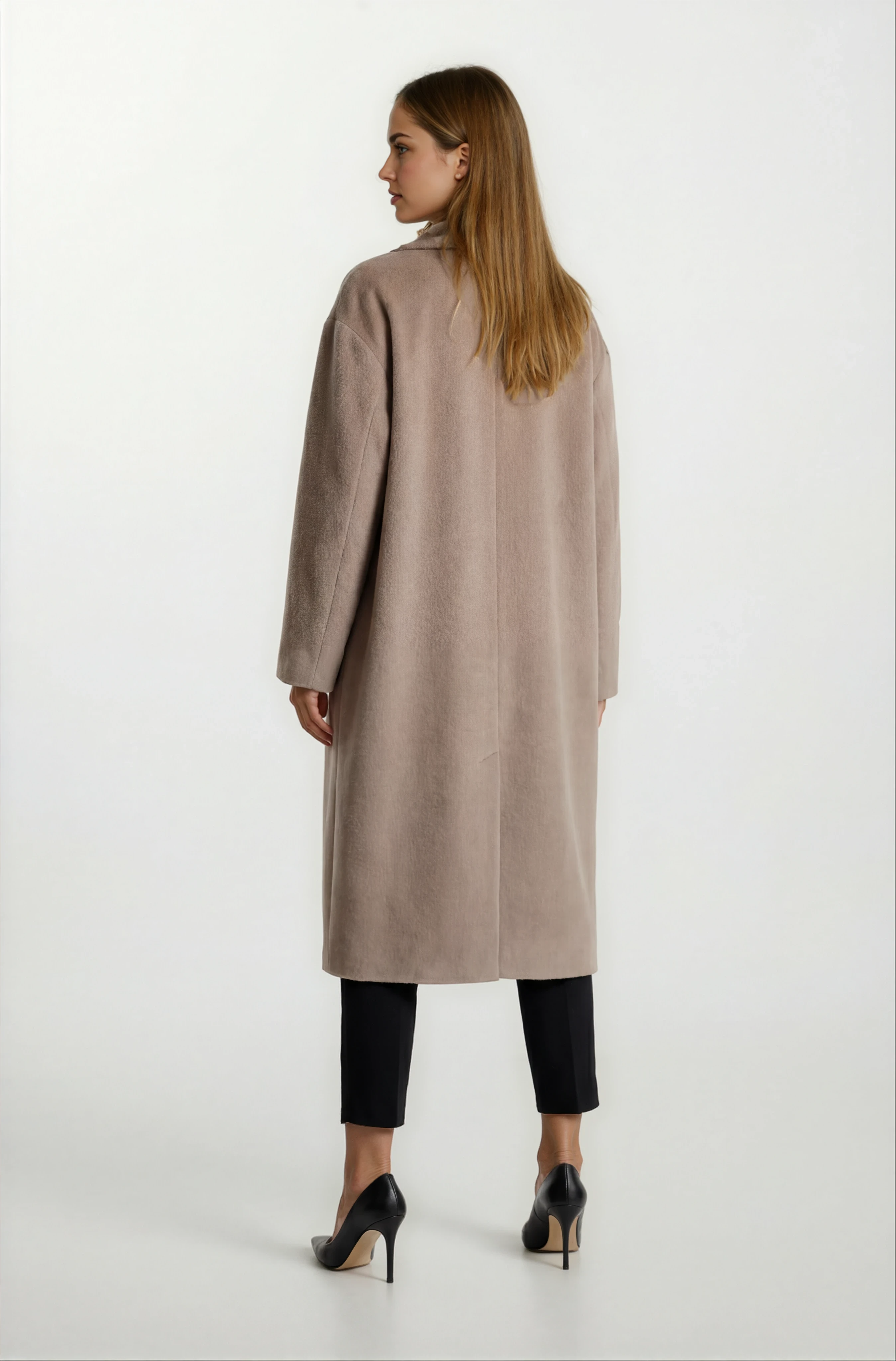 Terranova Kruvaze Geniş Kesim Kaban VİZON