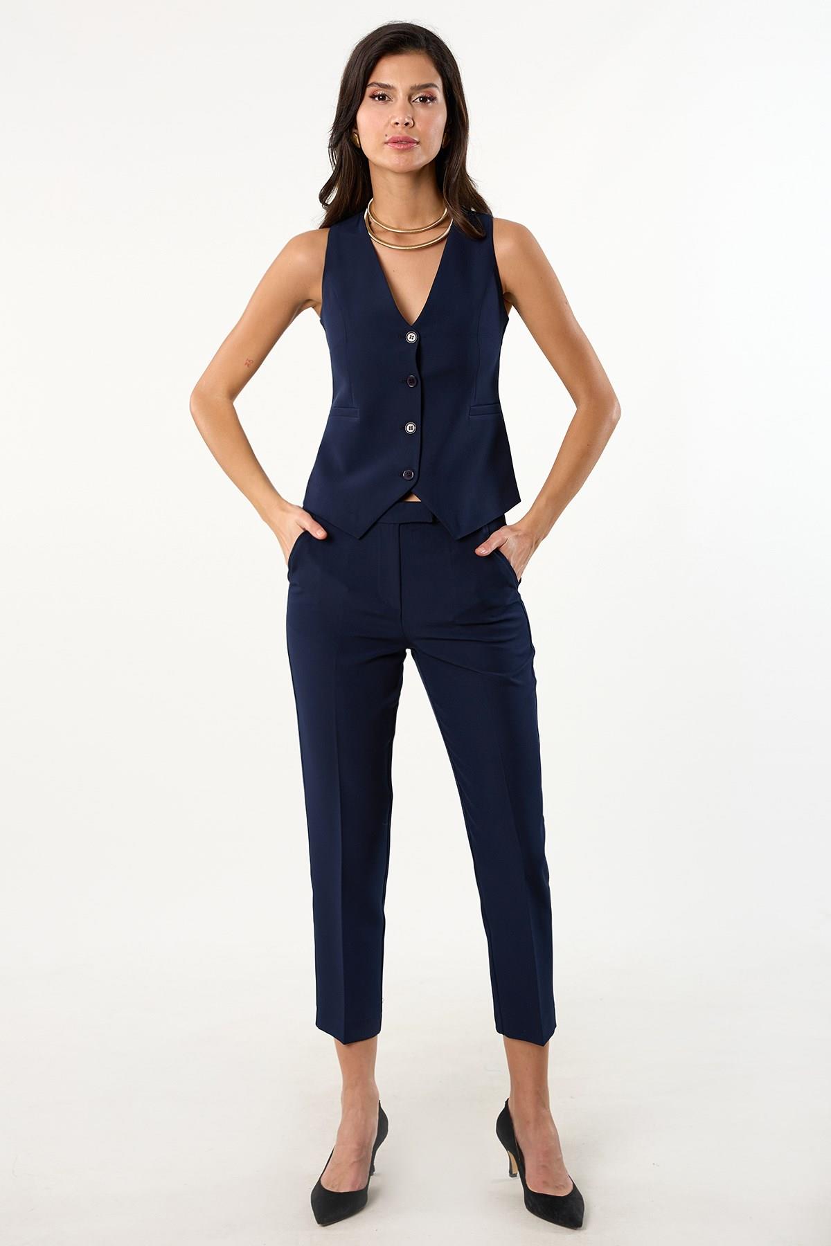 Tetterina Klasik Pantolon LACİVERT