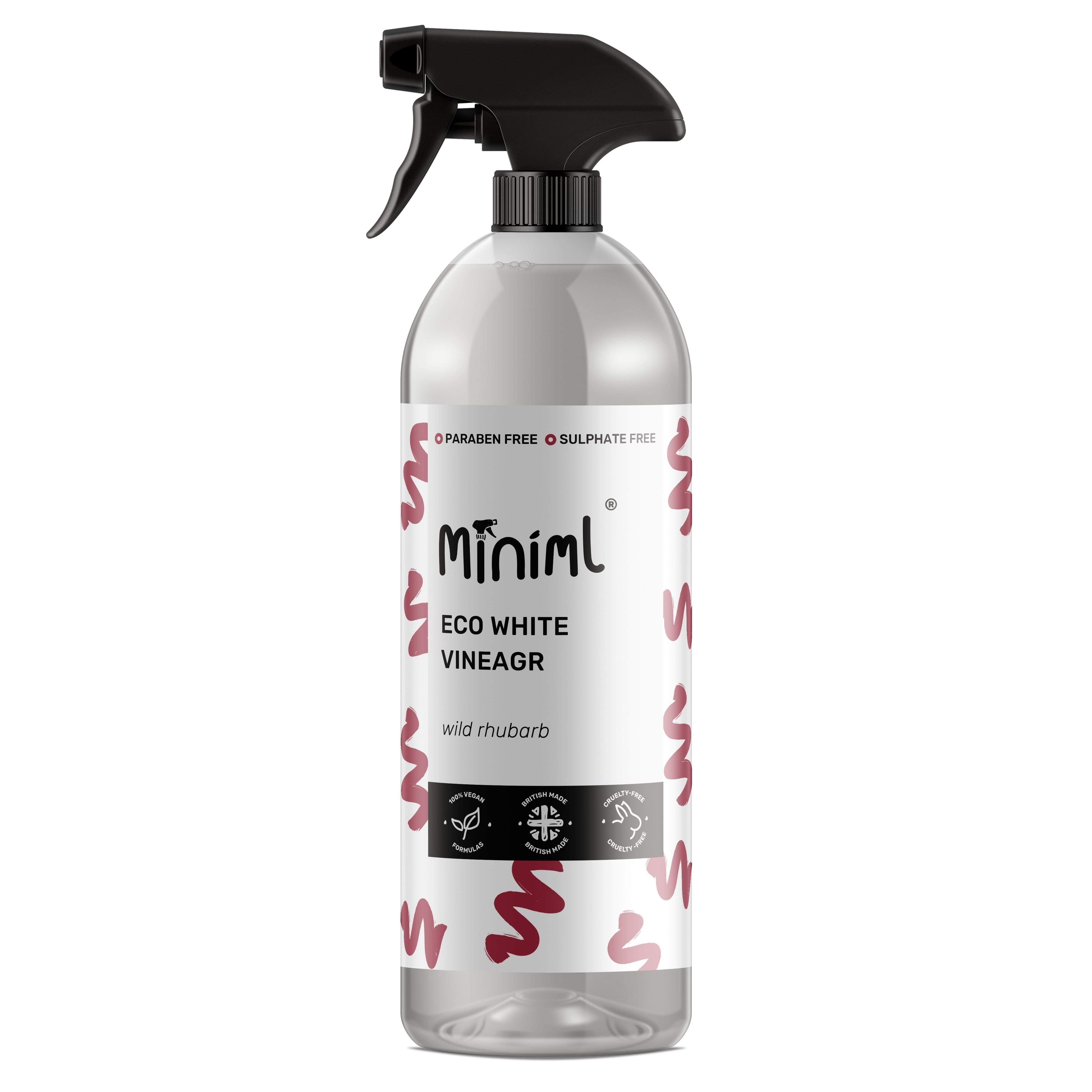 Miniml Vegan Doğal Temizlik Sirkesi -Rhubarb (Ravent) 750 ml