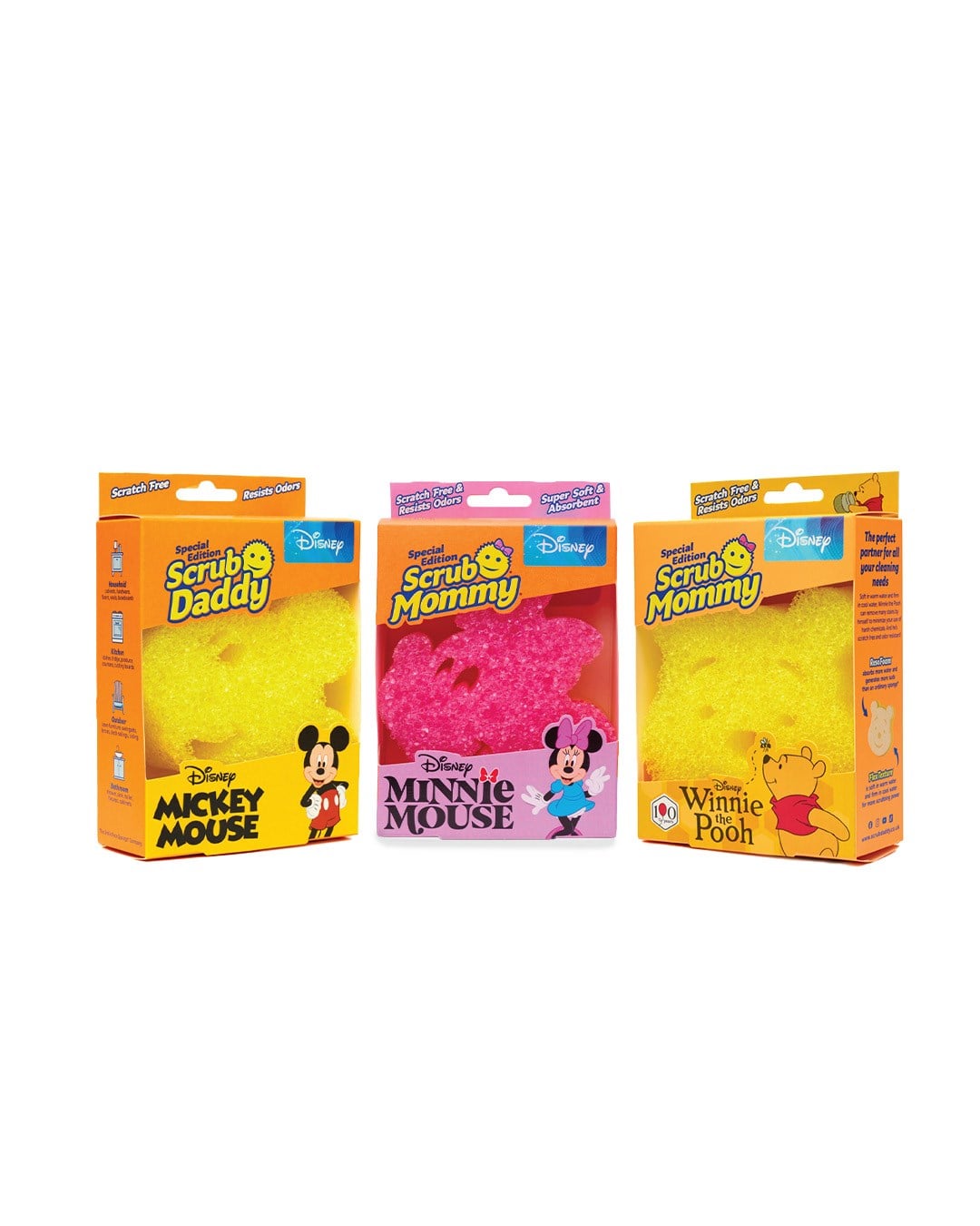Scrub Daddy Disney İkonları Seti (3lu Sünger)