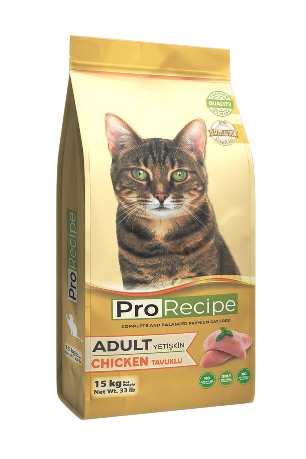 ProRecipe Tavuklu Yetişkin Kedi Maması 15 kg