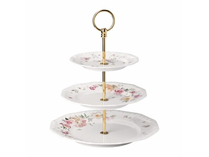 3 Katlı Sunum Maria Pink Rose