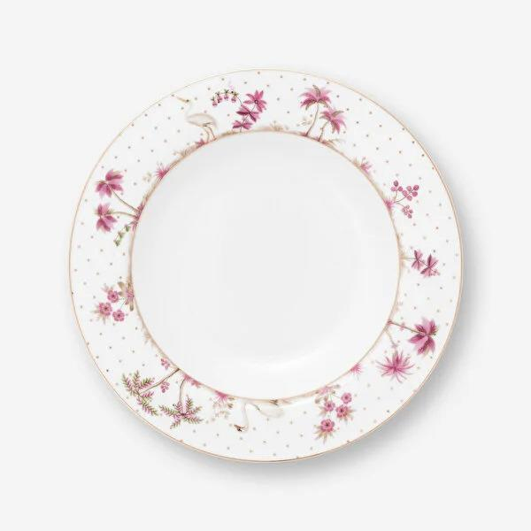 Beyaz Porselen Çukur Tabak 21,5 Cm Jolie Collection by Pip Studio