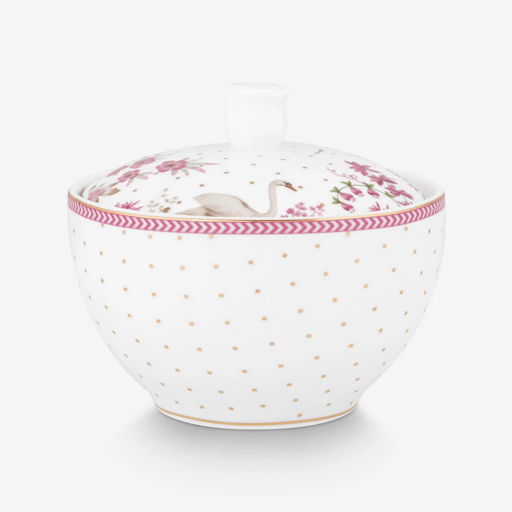 Beyaz Porselen Şekerlik 300 Ml Jolie Collection by Pip Studio