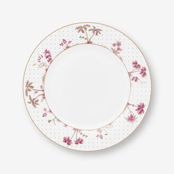 Beyaz Porselen Yemek Tabağı 26,5 Cm Jolie Collection by Pip Studio