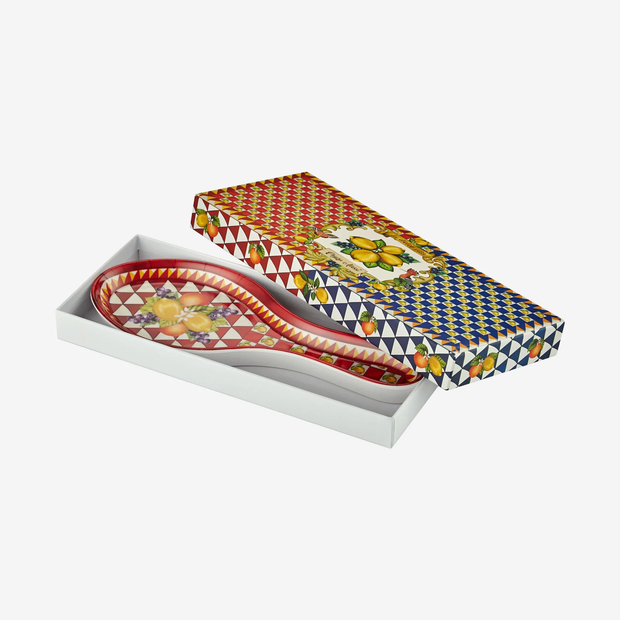 Chiara Alessi Kırmızı Melamin Kaşıklık 24 Cm