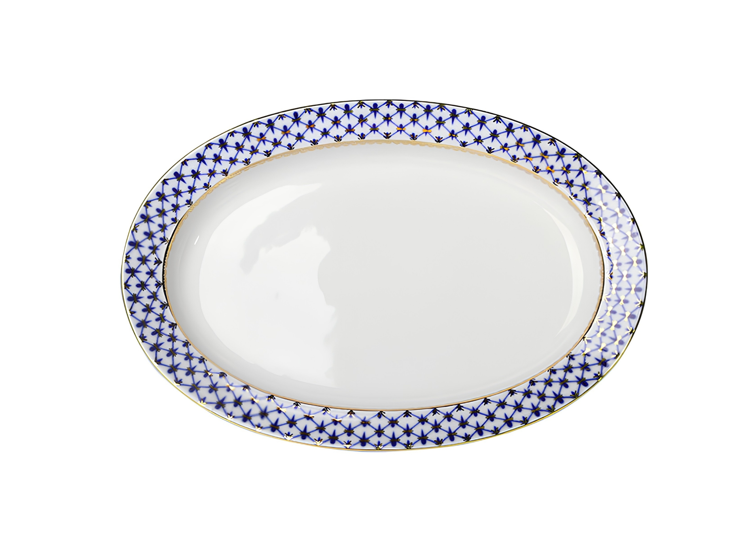 COBALT NET MAVI OVAL SERVISLIK 28CM