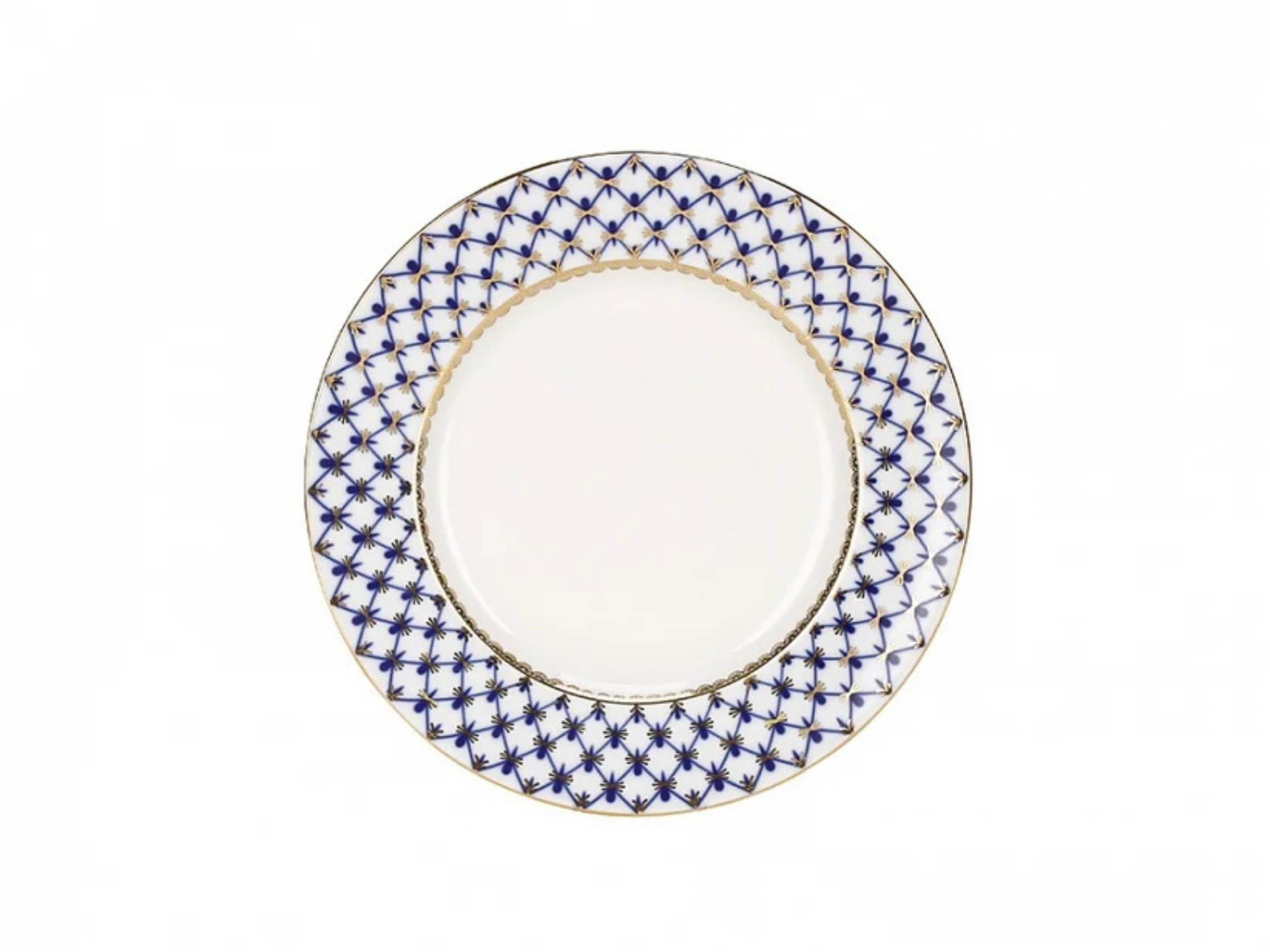 Cobalt Net Pasta Tabağı Düz Kenar 20 cm
