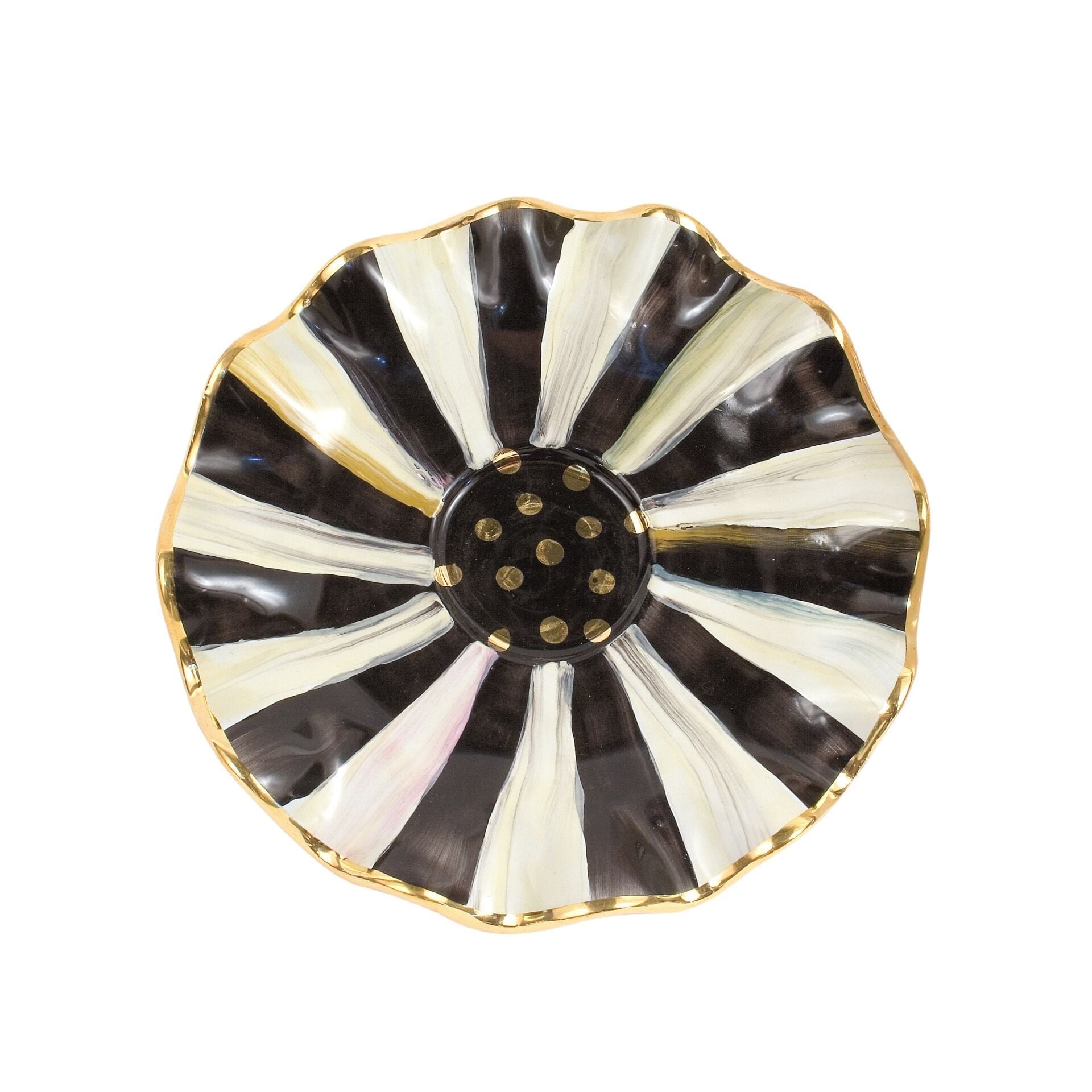 Courtly Check Ceramic Saucer