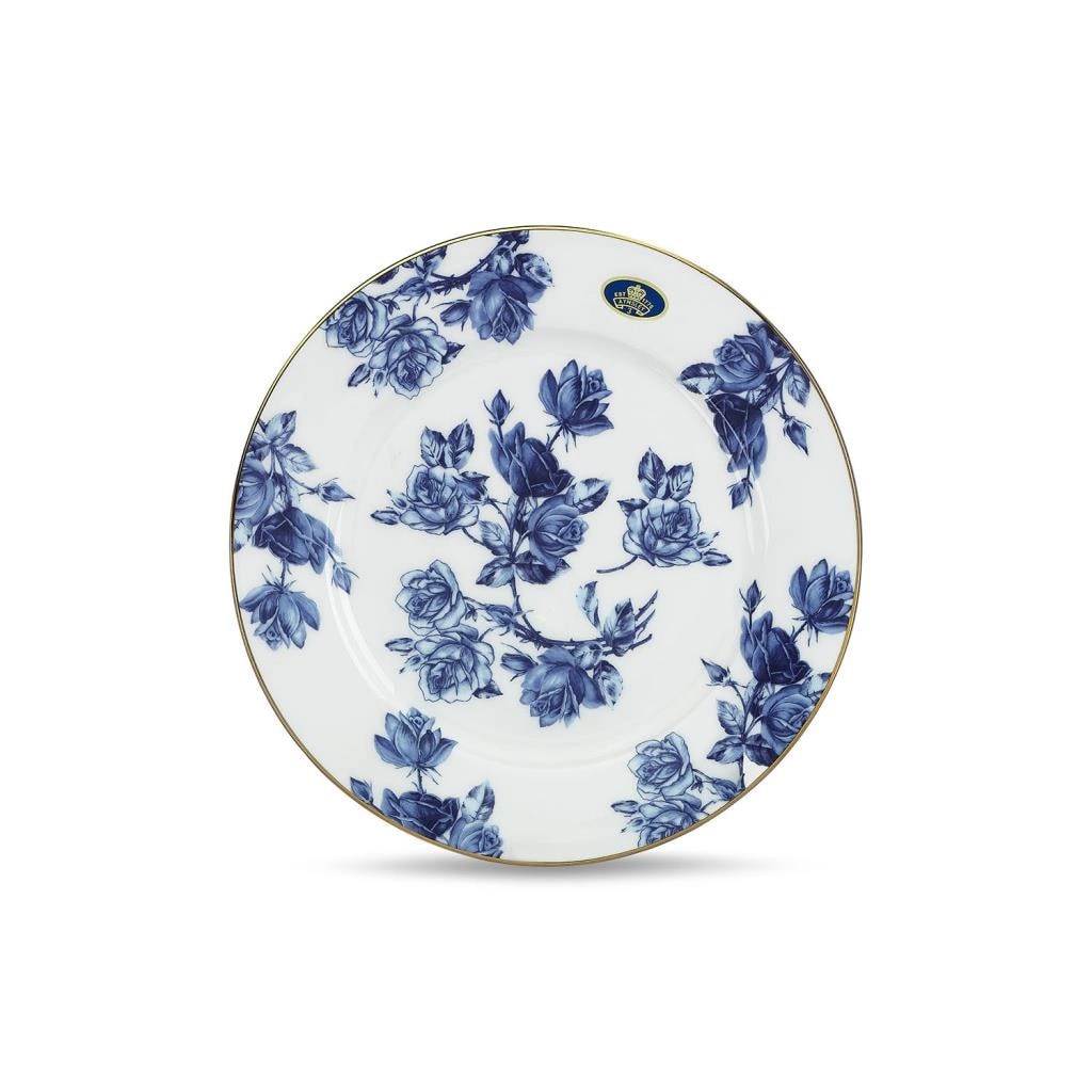 Elizabeth Rose Blue Pasta Tabağı