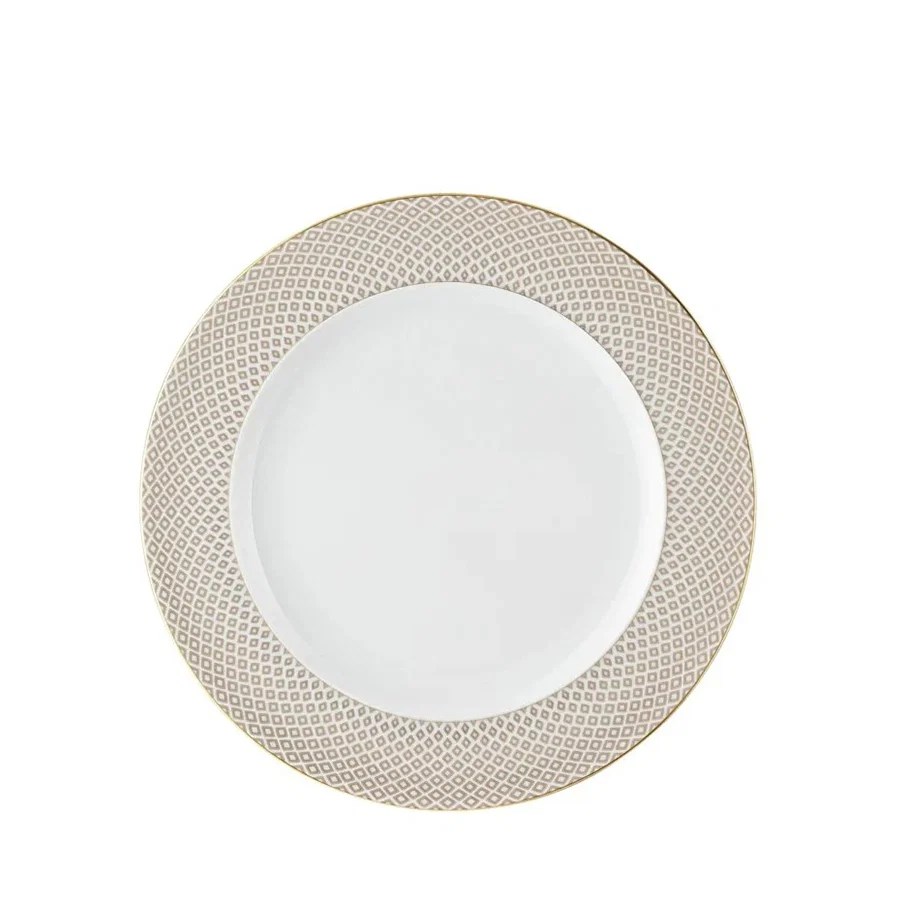 Francis Carreau Bej Porselen Yemek Tabağı 27 cm