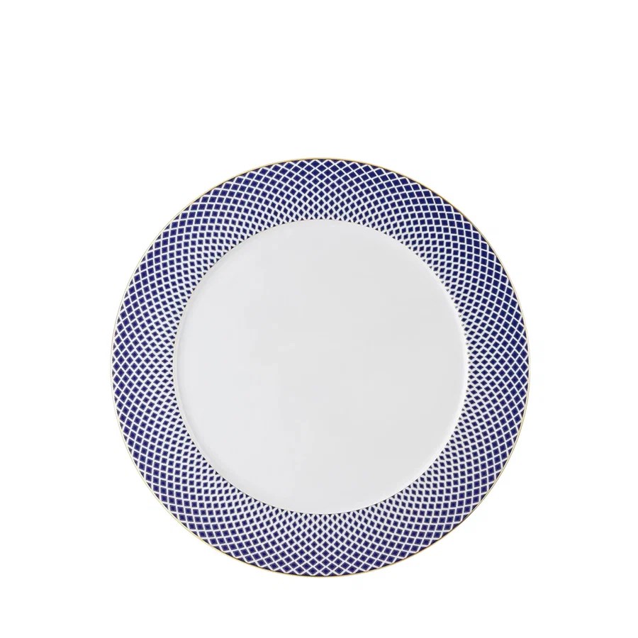 Francis Carreau Lacivert Porselen Servis Tabağı 33 cm