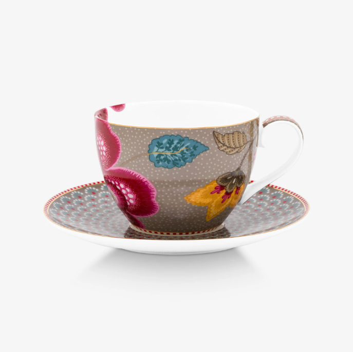 Haki Porselen Çay Fincanı 280 Ml