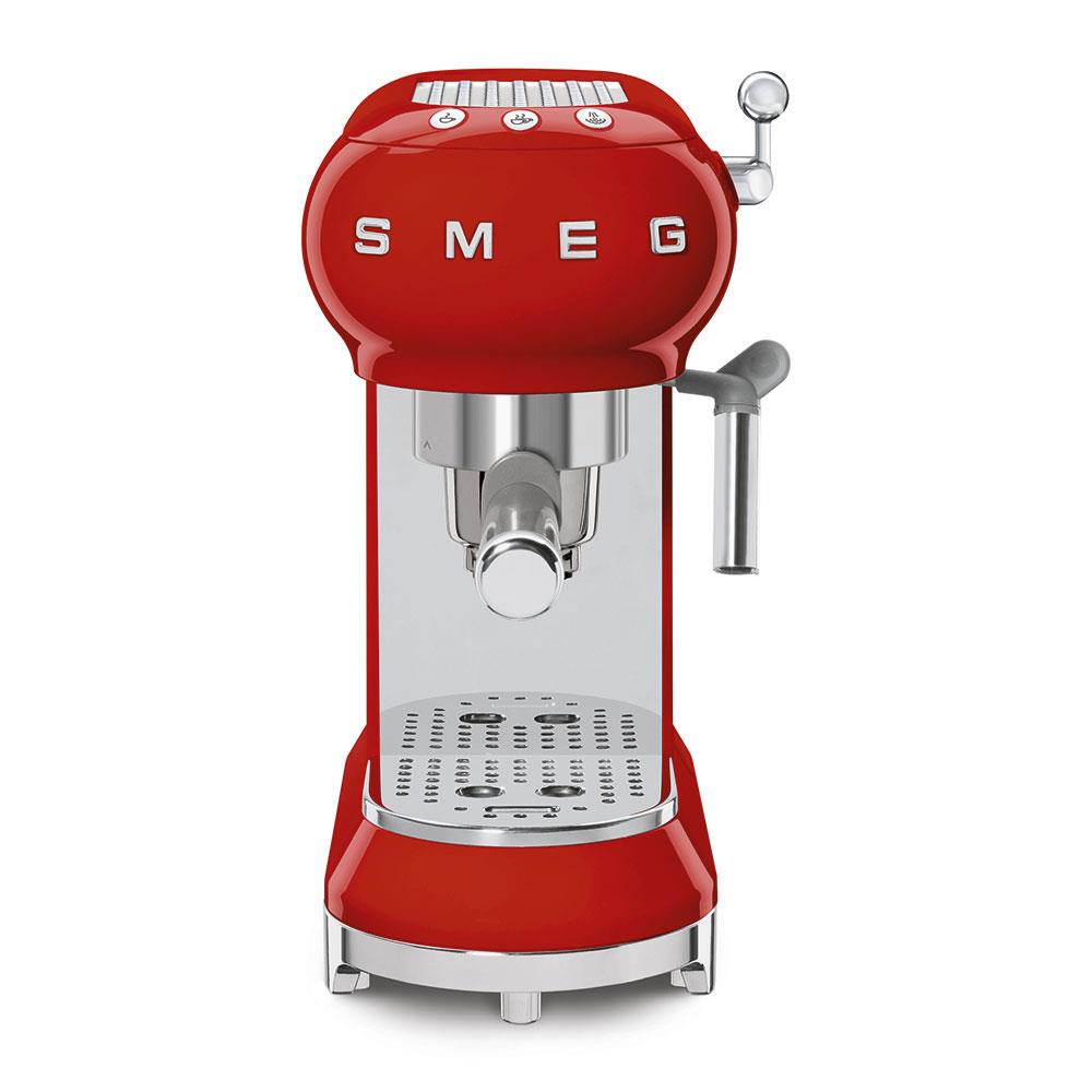 KIRMIZI ESPRESSO MANÜEL KAHVE MAKİNESİ