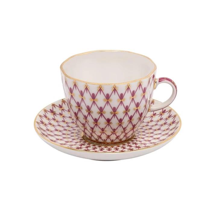 NET-BLUES PEMBE KAHVE FINCANI 140 ML 