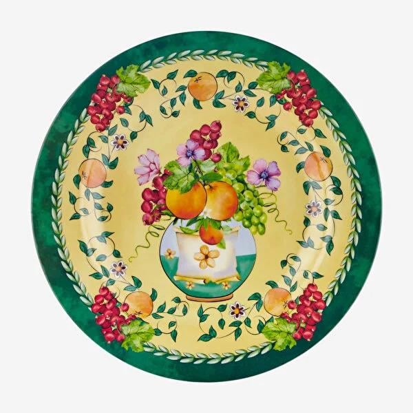 Sarı Melamin Yemek Tabağı 28 Cm Carpe Diem Collection by Chiara Alessi