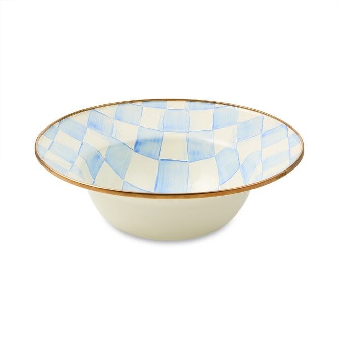 Sky Check Serving Bowl