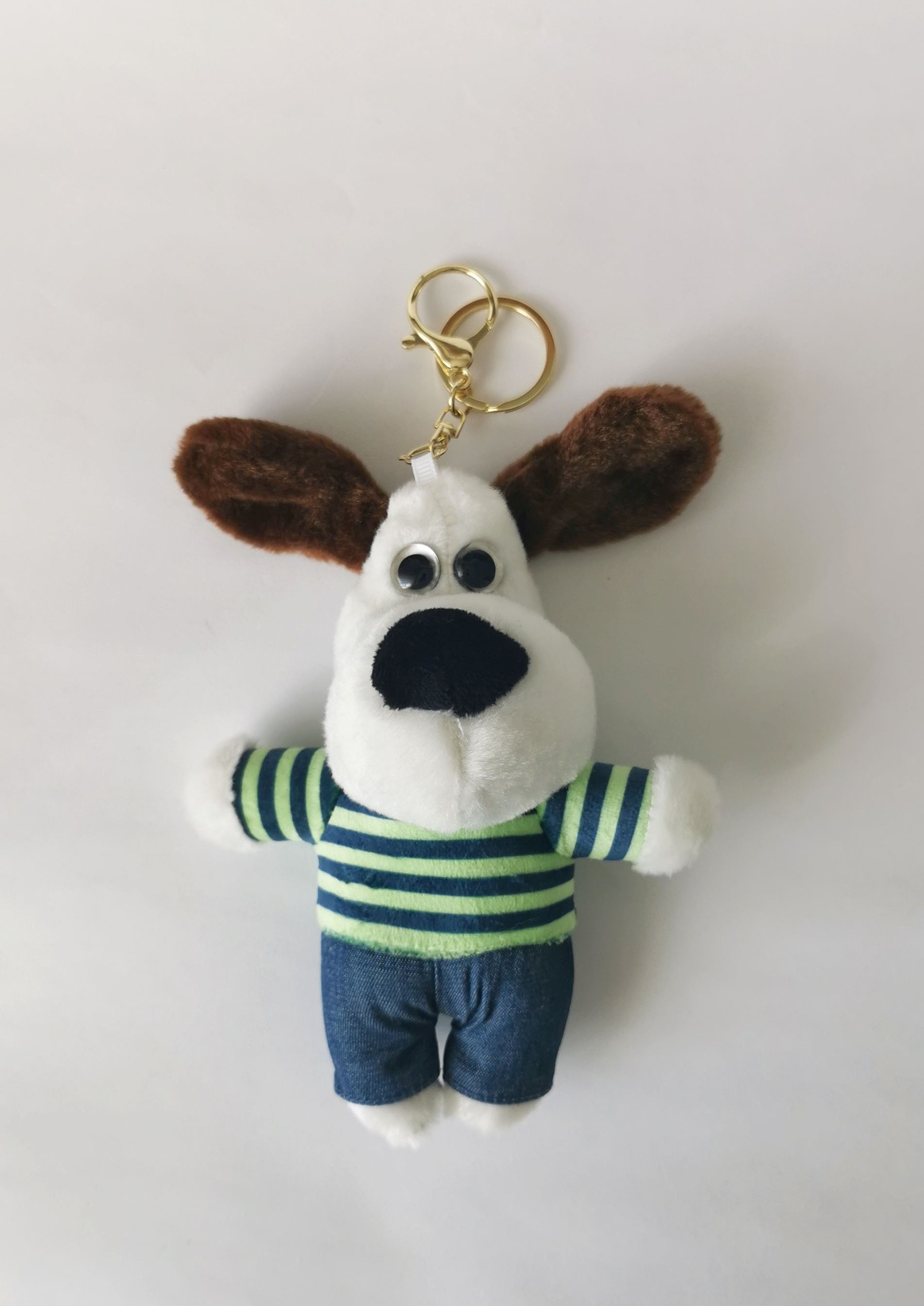 Sevimli Köpek Peluş Oyuncak Anahtarlık Charm