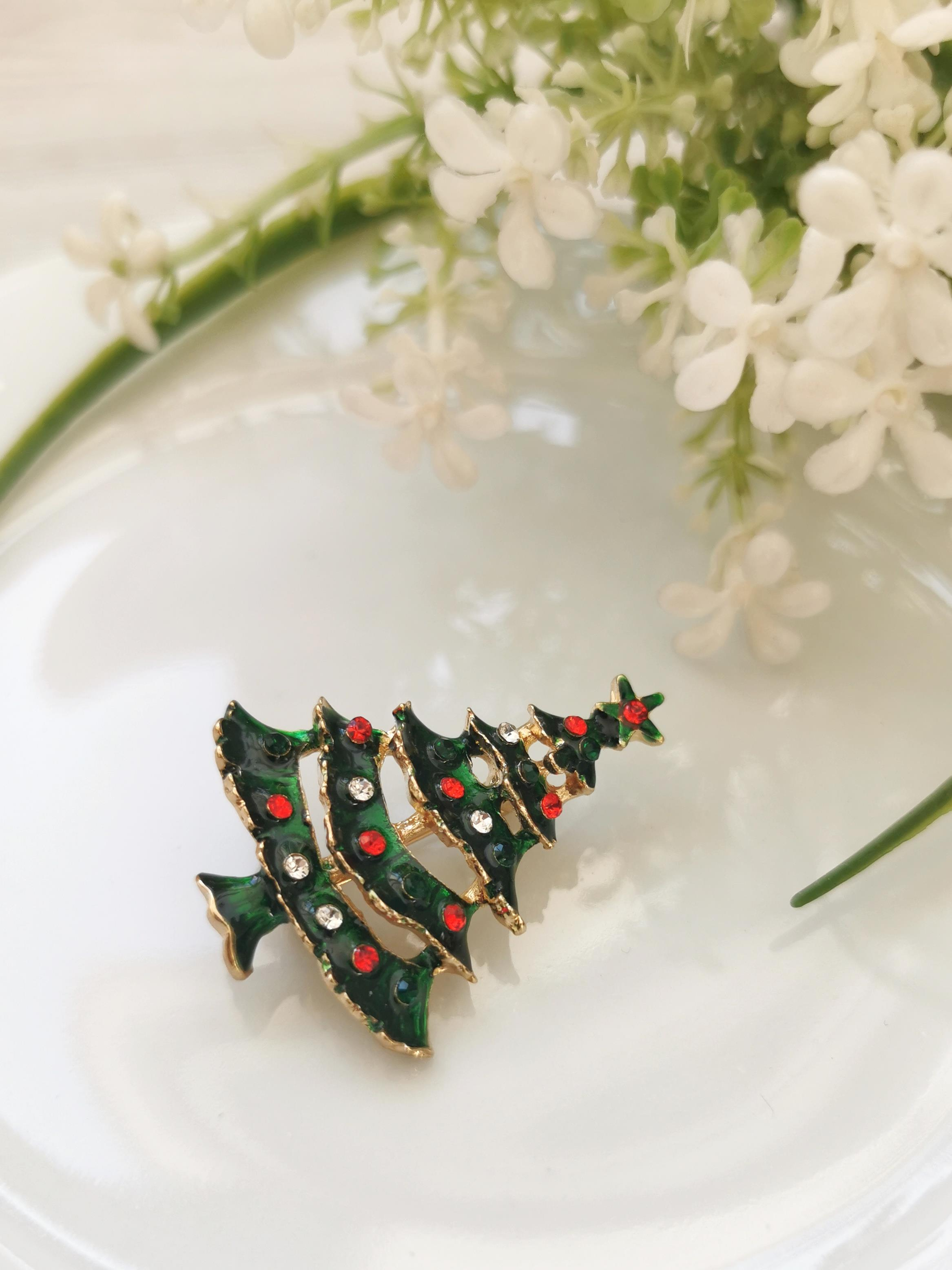 Yılbaşı Çamı Broş