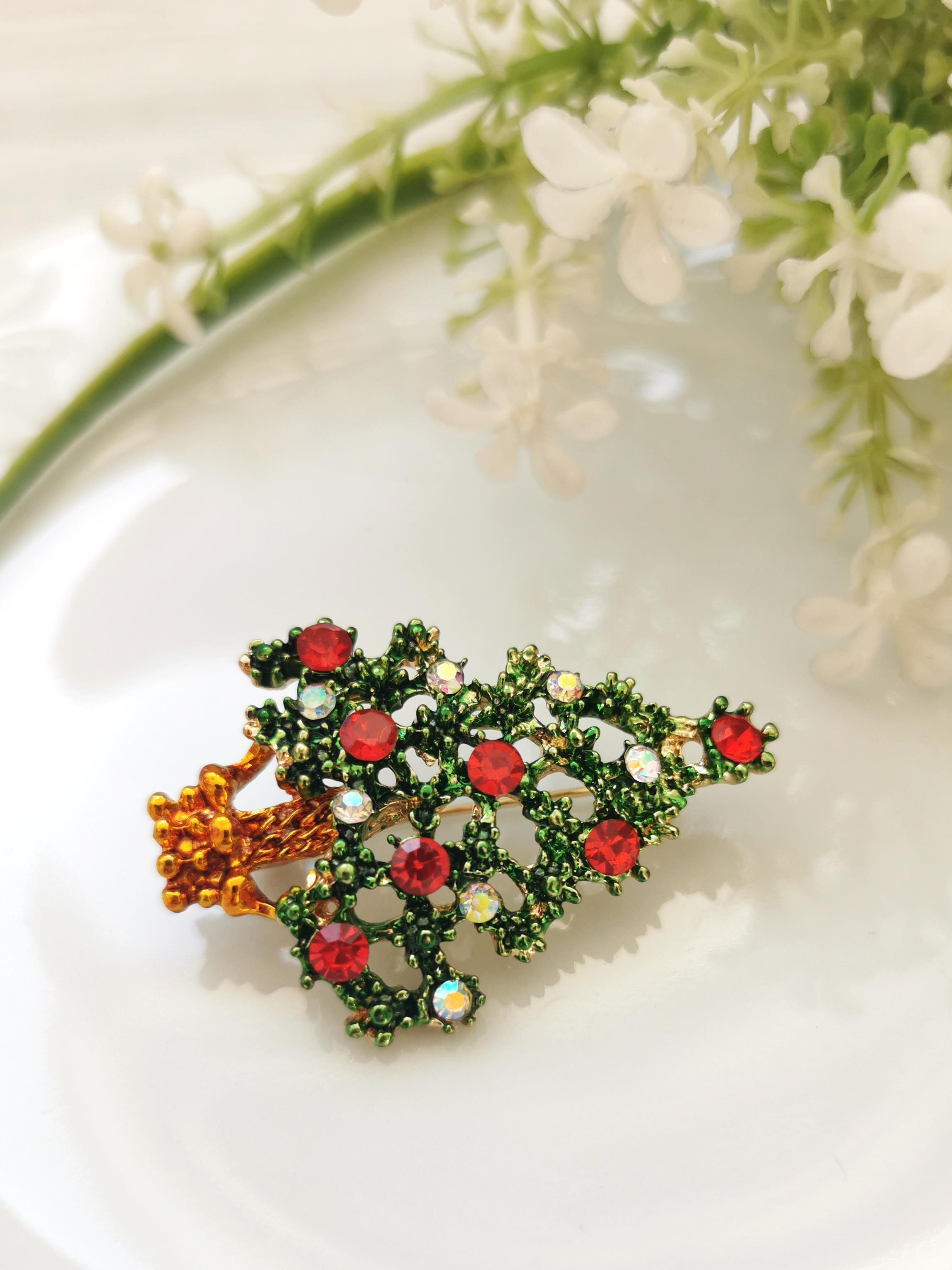 Yılbaşı Çamı Broş