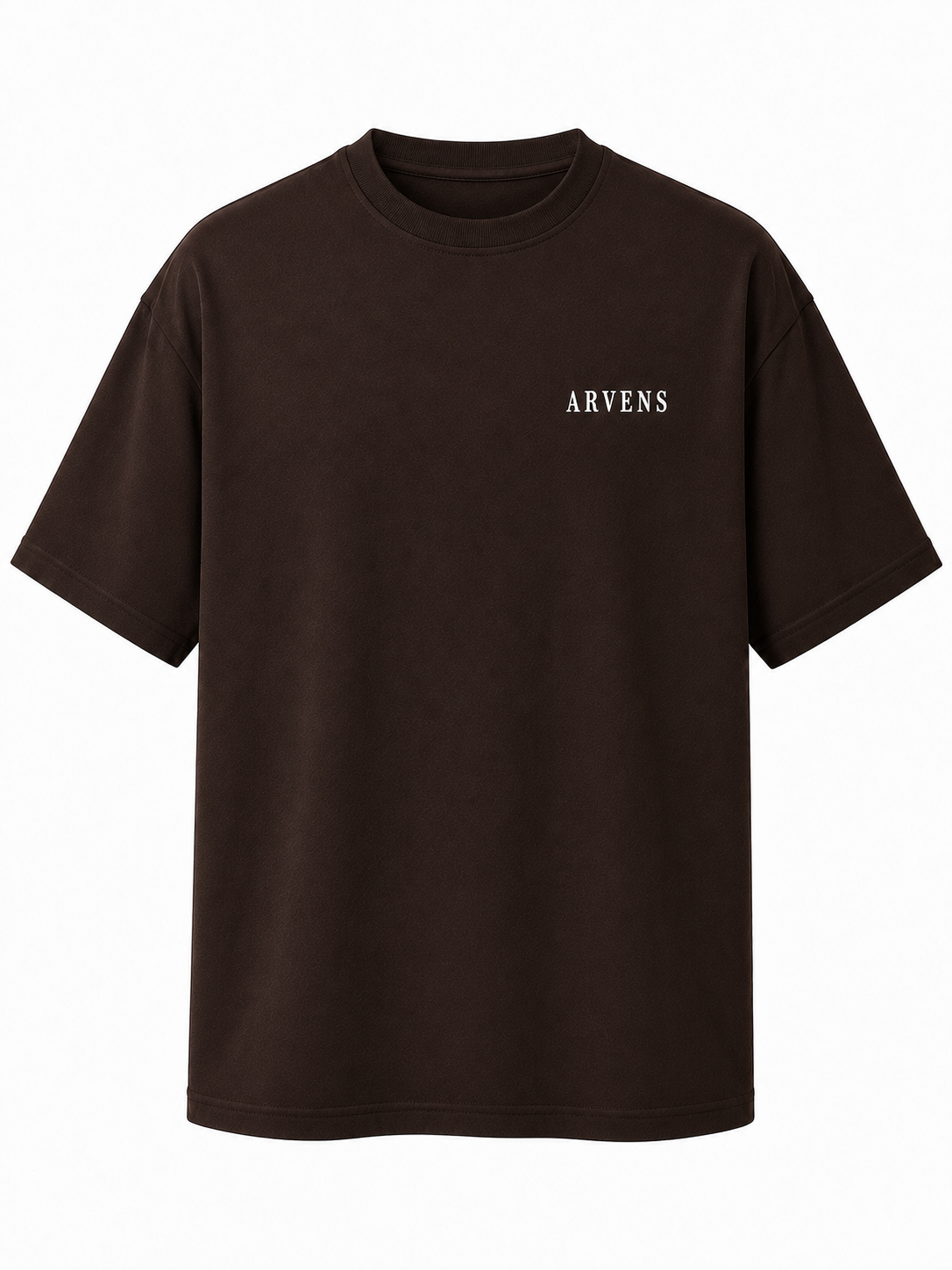 Arvens Kahverengi Premıum Basıc Oversize T-shırt