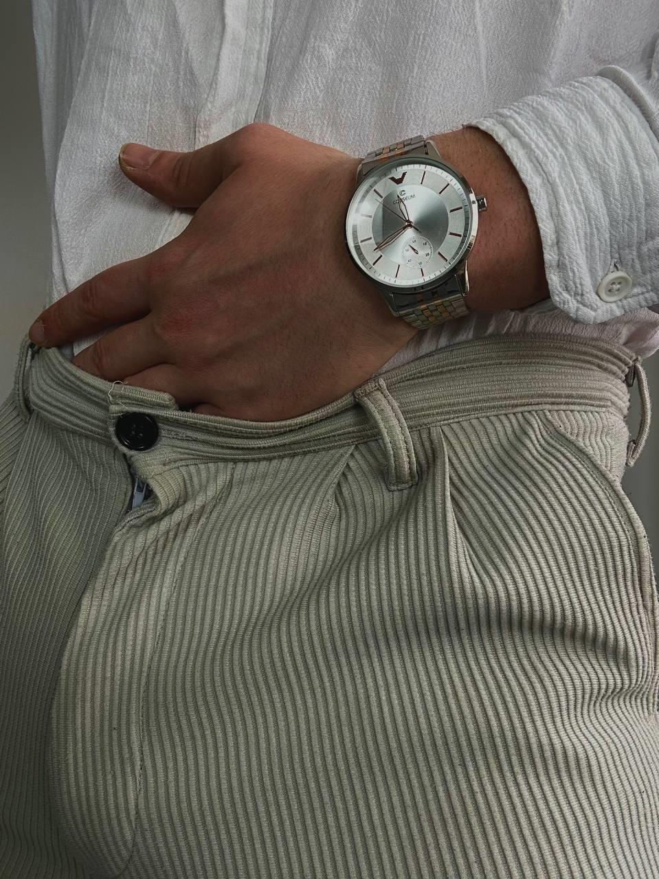 C.S White Silver Vintage Wristhwatch