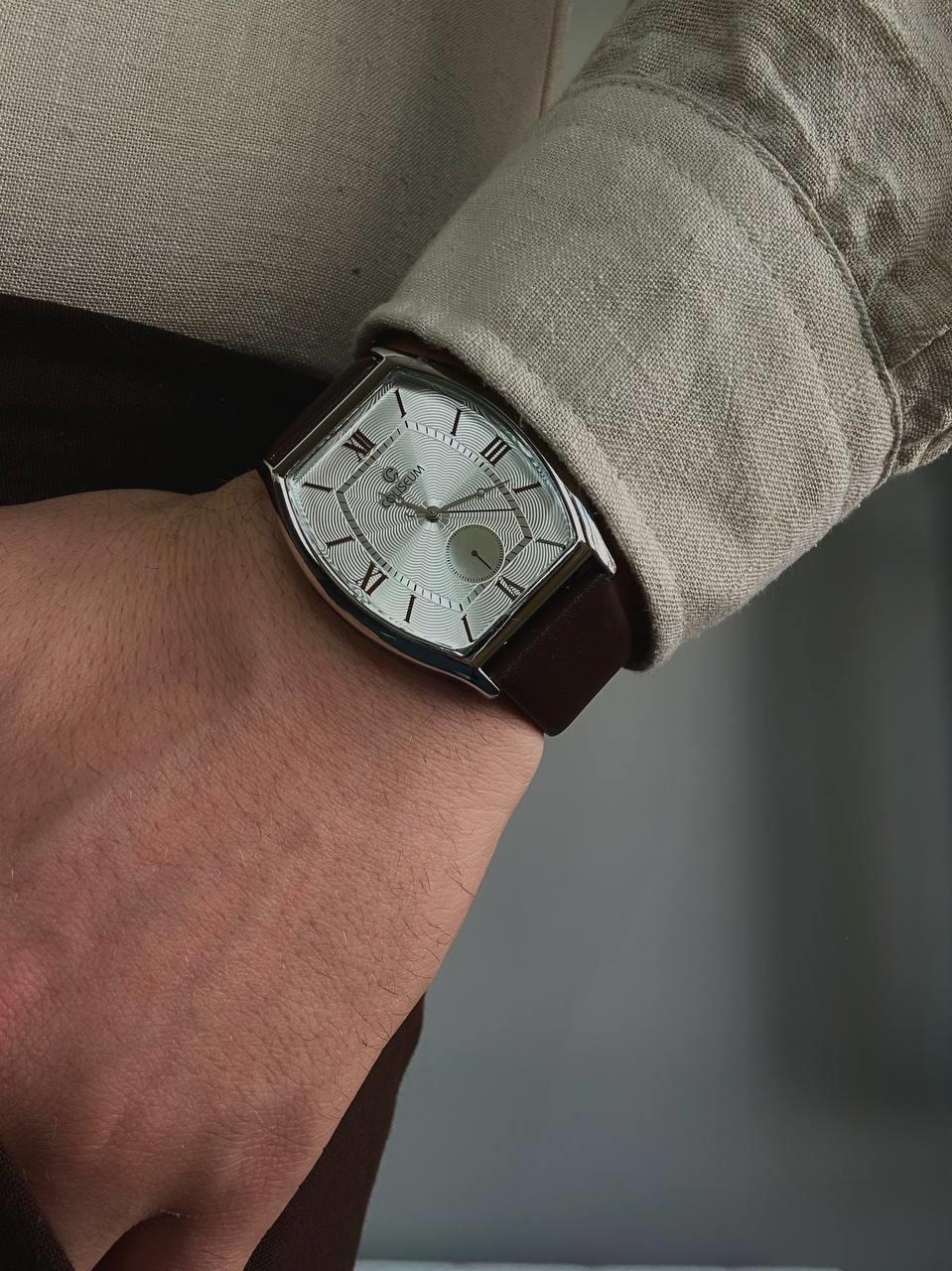 C.S Dark Brown Cord Vintage Wristhwatch