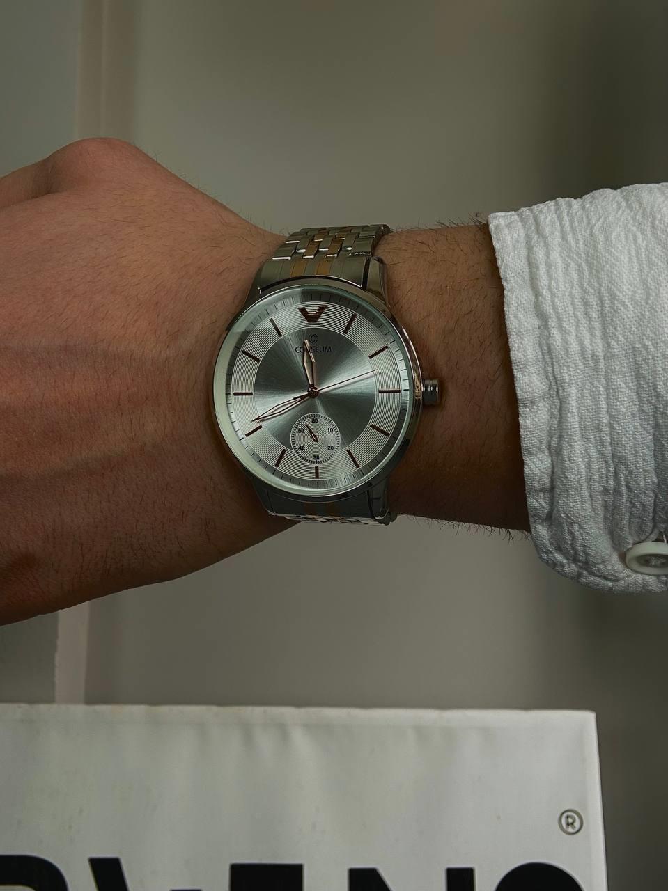C.S White Silver Vintage Wristhwatch