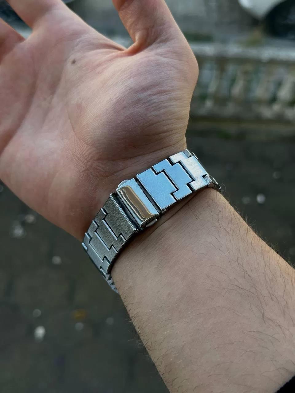 C.P Grey Cord Vintage Wristhwatch