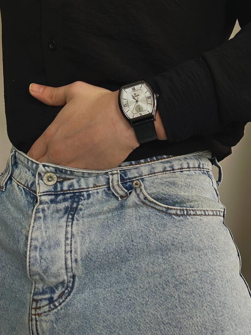 C.S Black Cord Vintage Wristhwatch