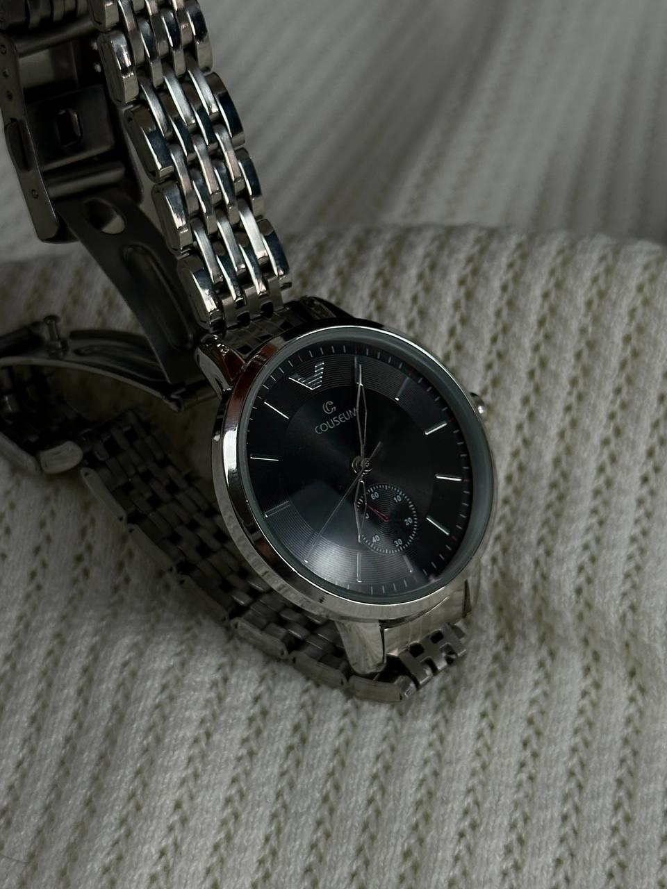 C.S Woman Silver Cord Vintage Wristhwatch