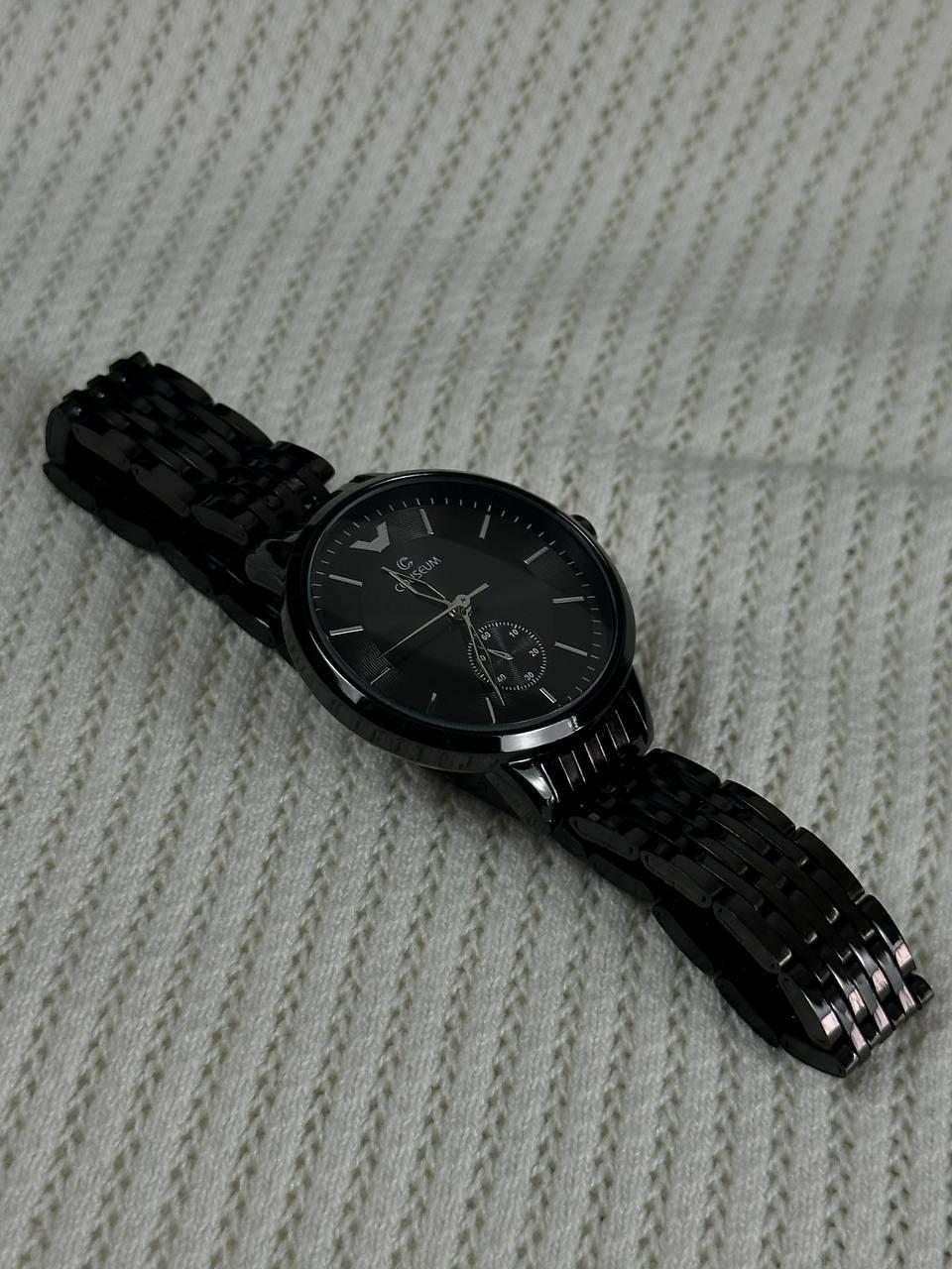 C.S Woman Black Screen Vintage Wristhwatch
