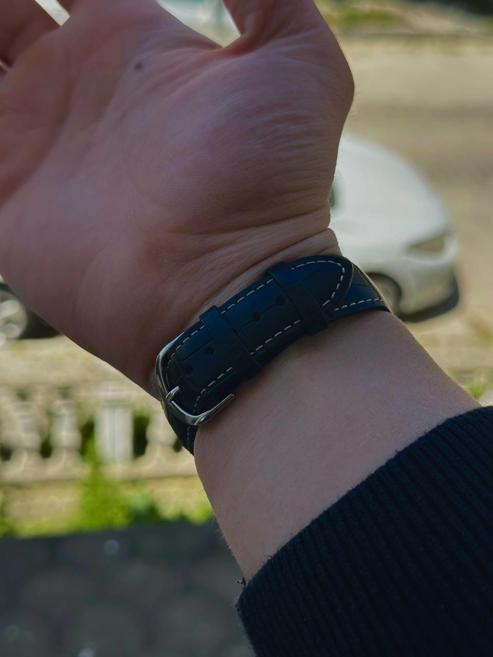 Denacci Black Cord Vintage Wristhwatch