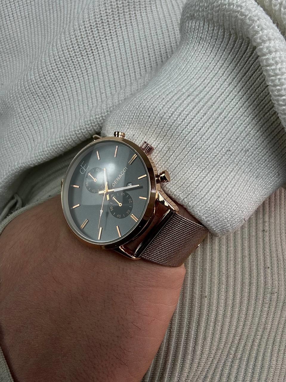 Denacci Metal Cord Wristhwatch