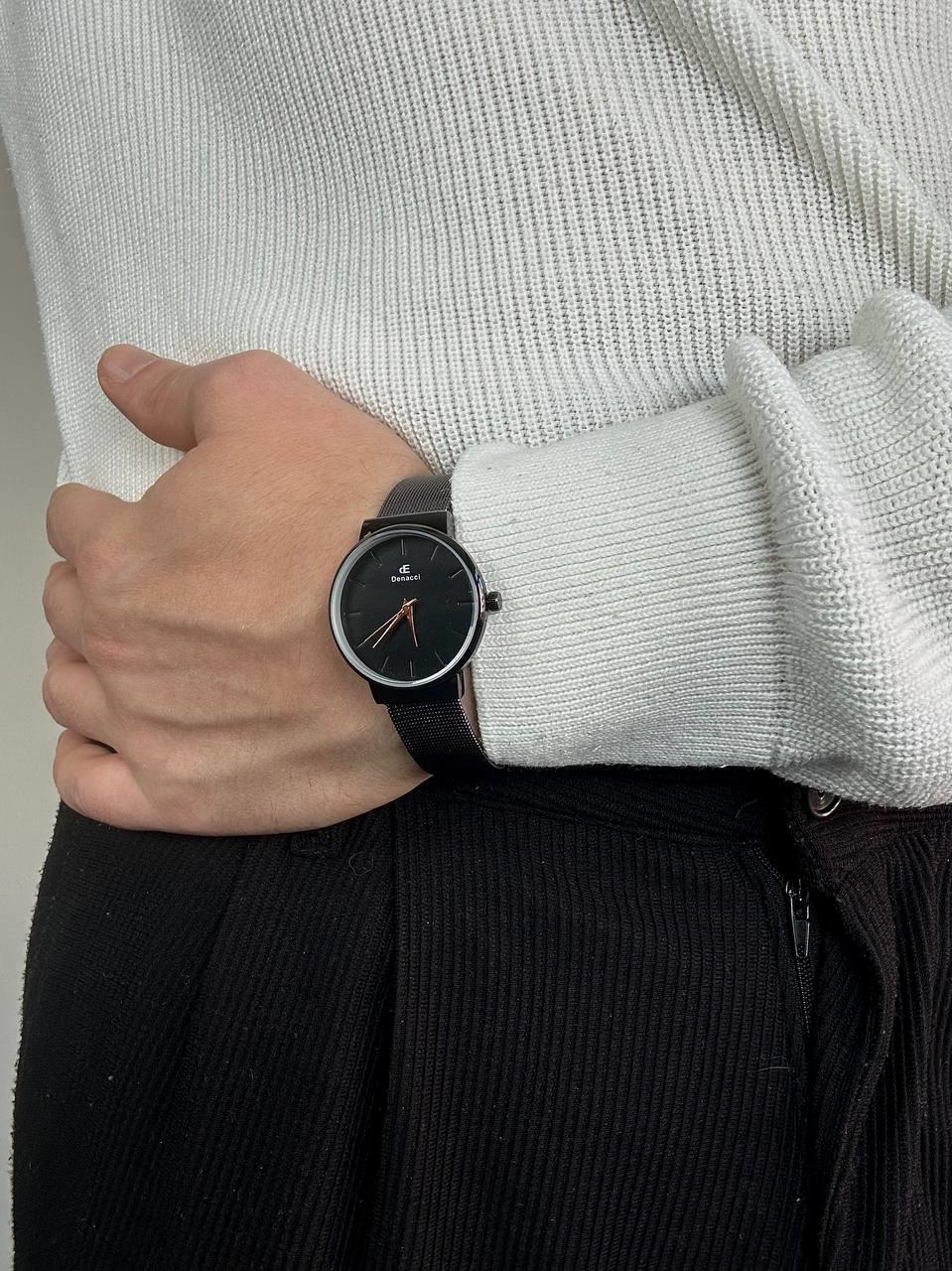 Denacci Thin Strap Vintage Wristhwatch