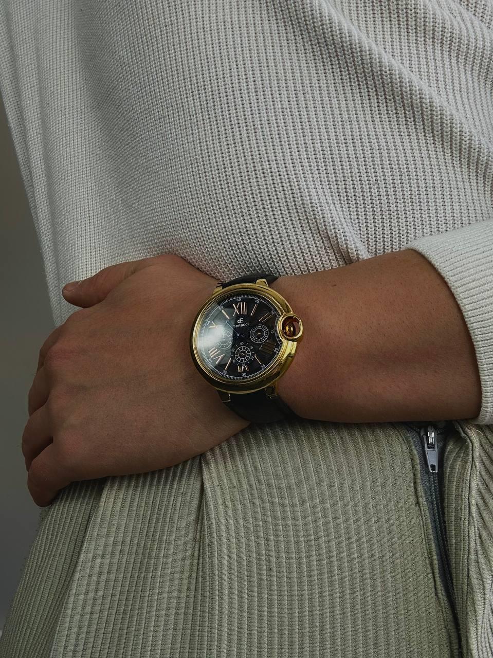 Denacci Vintage Mustard Screen Wristhwatch