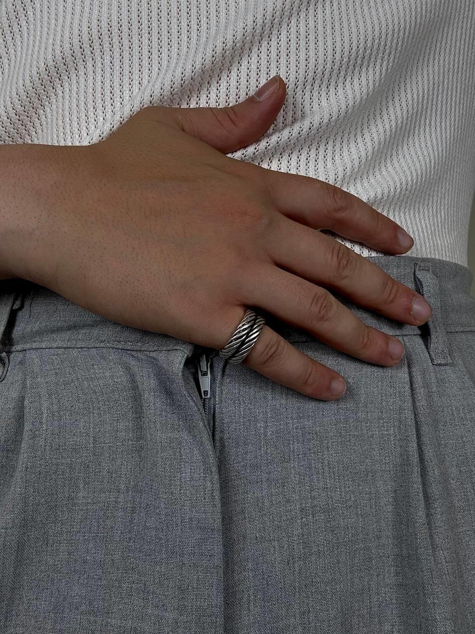 Double Auger Ring