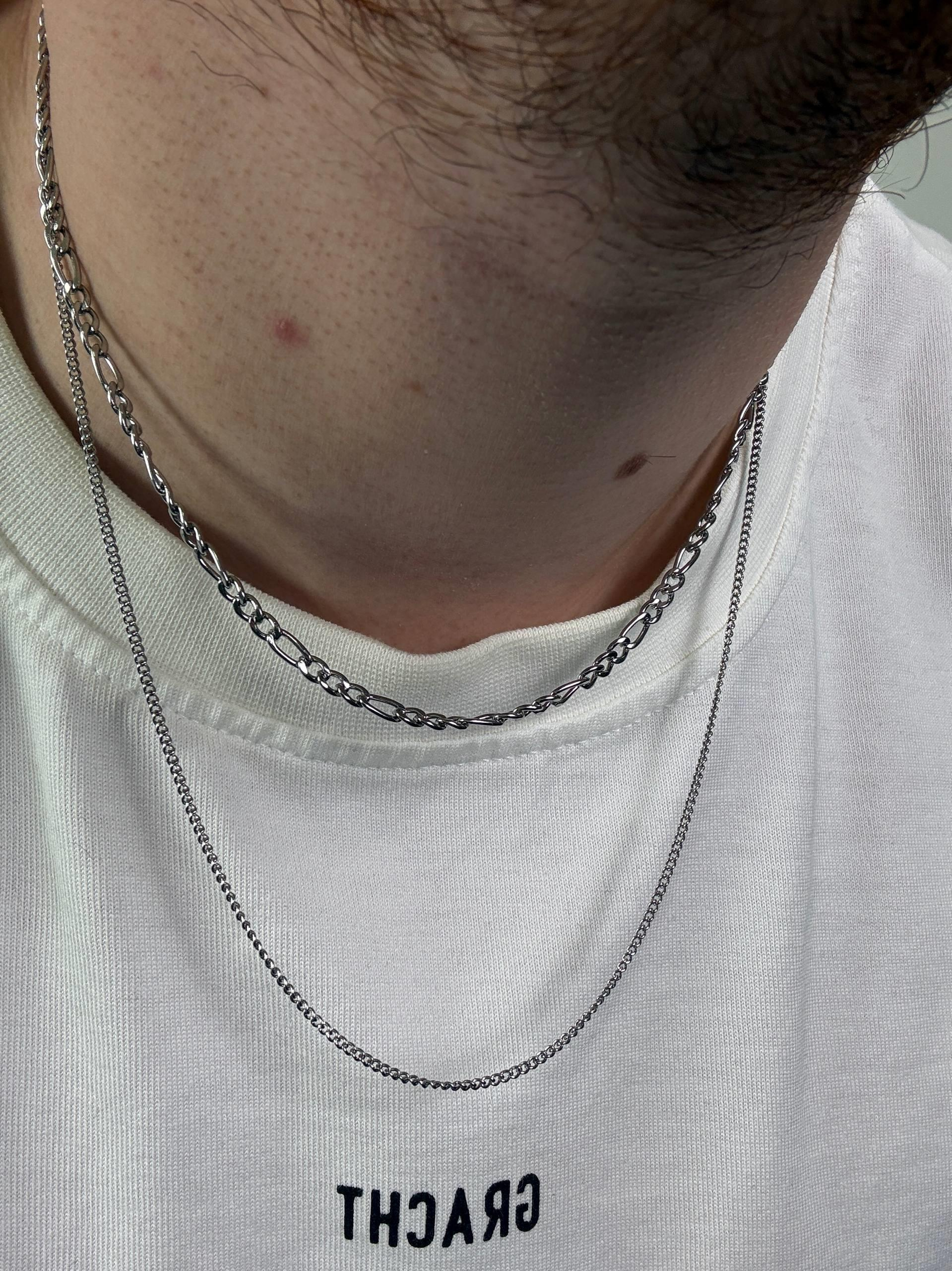 Double Figaro Chain Necklace