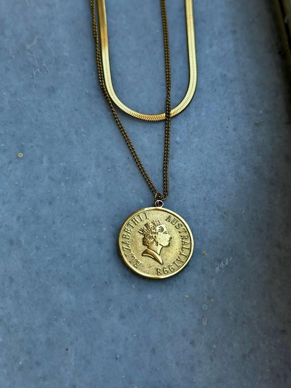 Elizabeth Gold Double Chain
