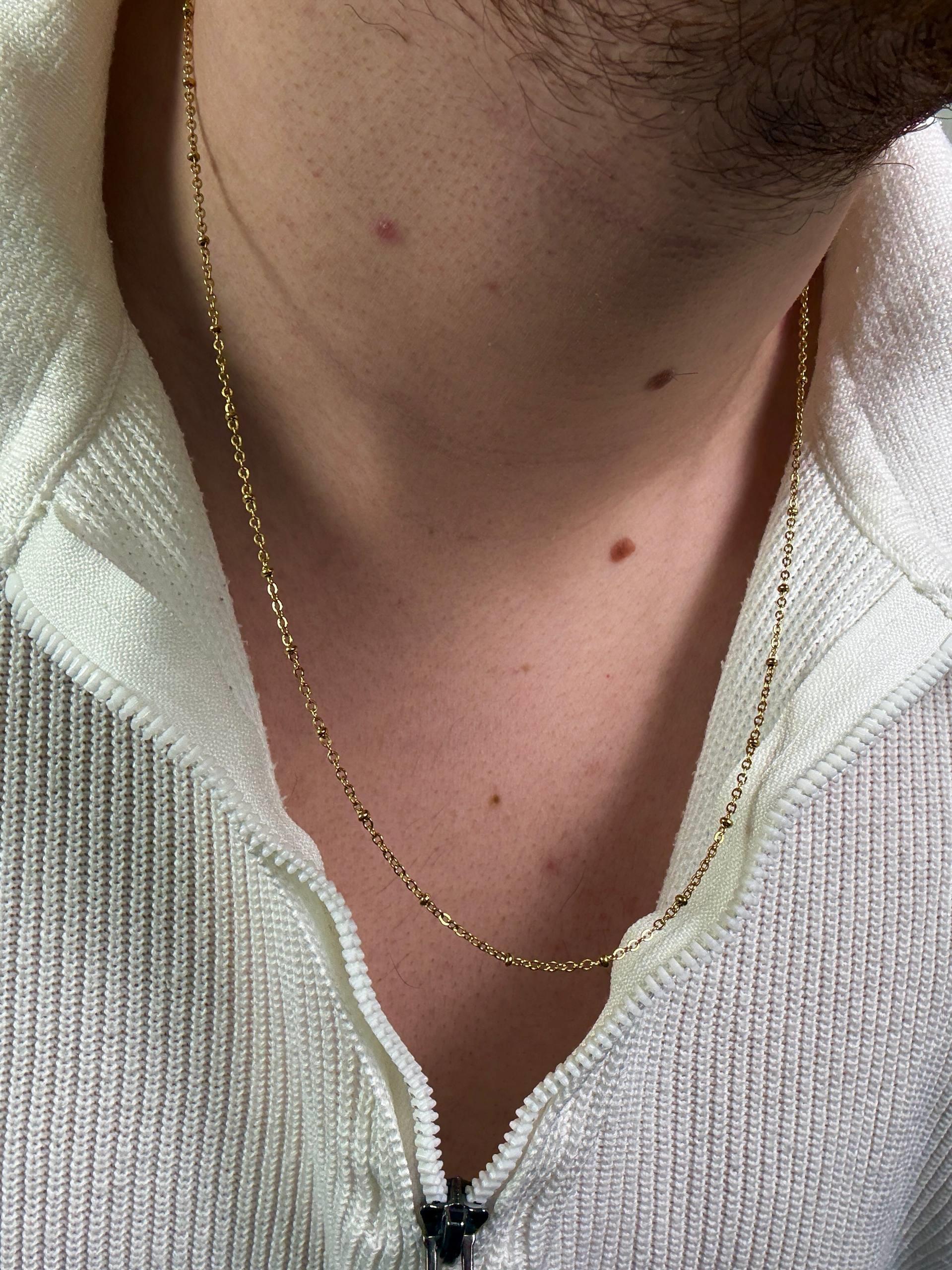 Gold Ball Necklace