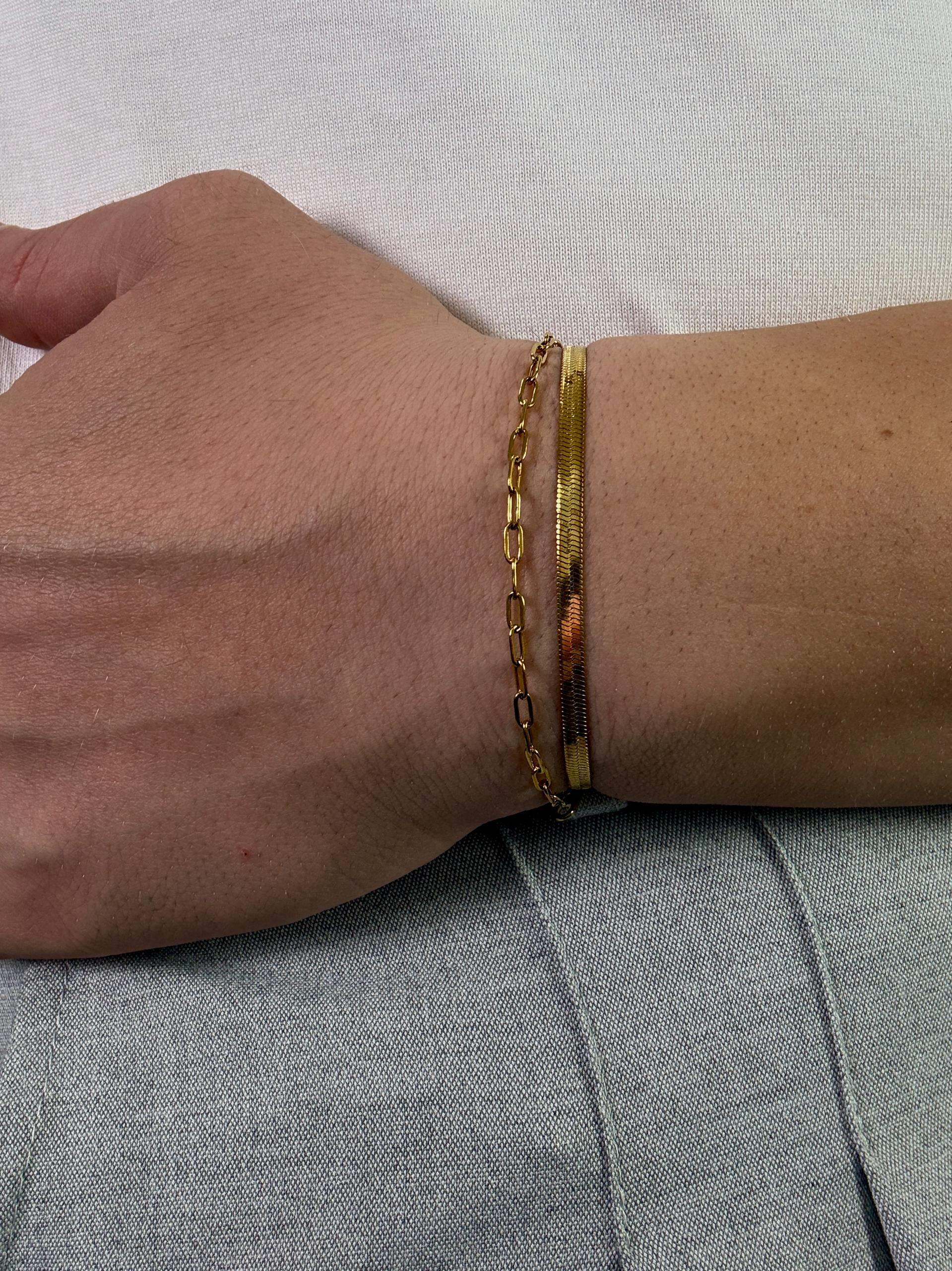 Gold Double Italy Bracelet