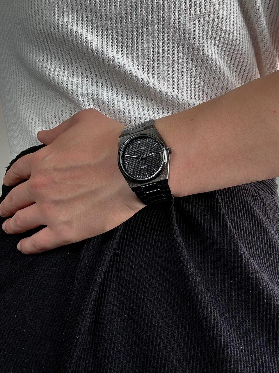 Gray Black Dial Vintage Wristwatch