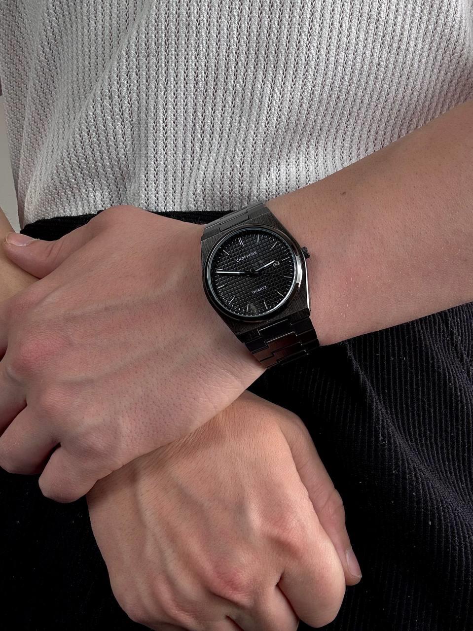 Gray Black Dial Vintage Wristwatch