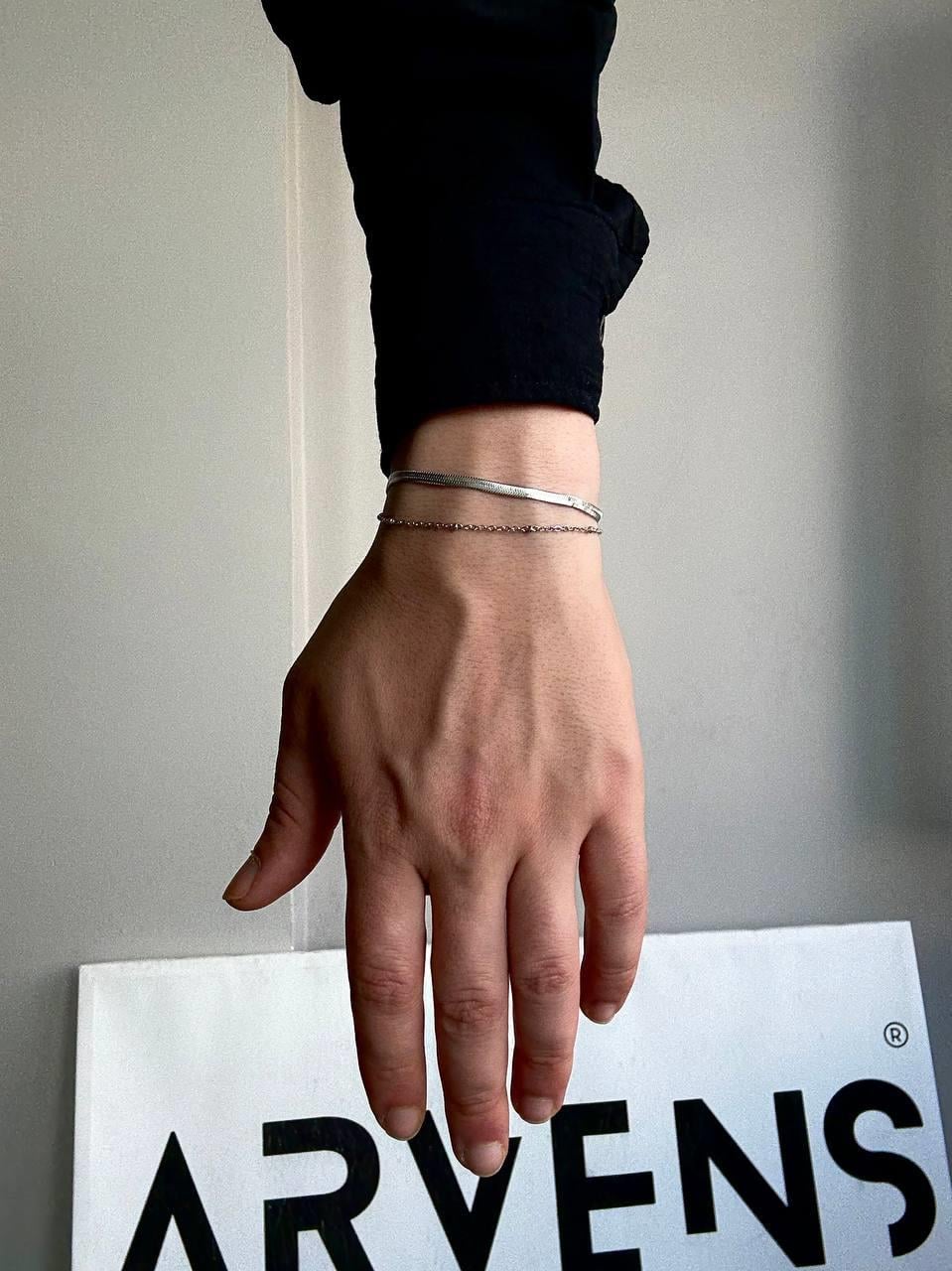 Italian Two Chain Bracelet